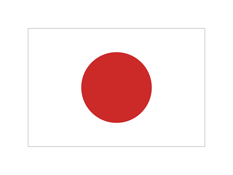 日本の国旗の透過PNGイラスト