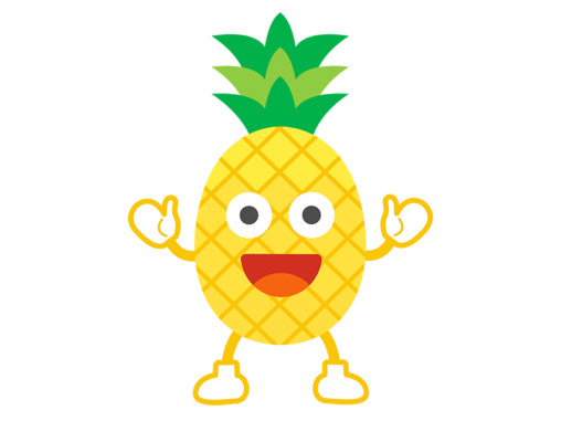 パイナップル イラストセンター