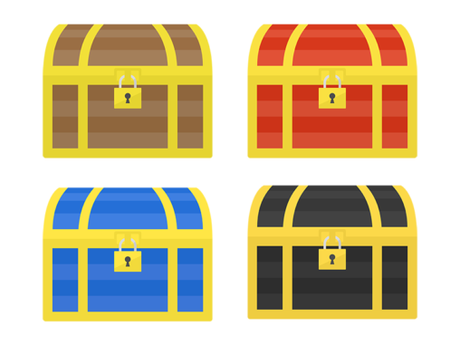 財宝 イラストセンター