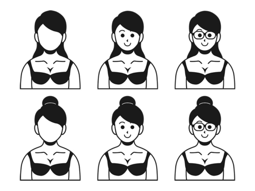 ブラジャー イラストセンター