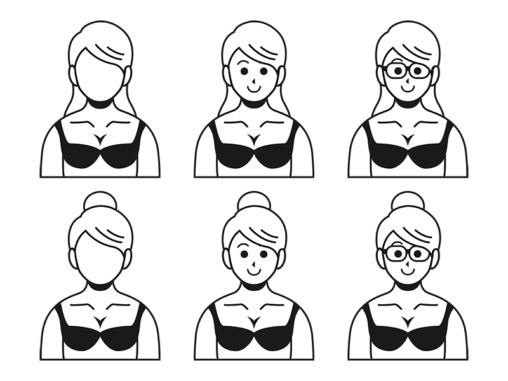 ブラジャー イラストセンター