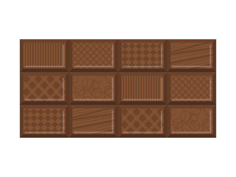 デザインされた チョコレートの無料イラスト イラストセンター