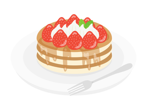 ホットケーキ イラストセンター