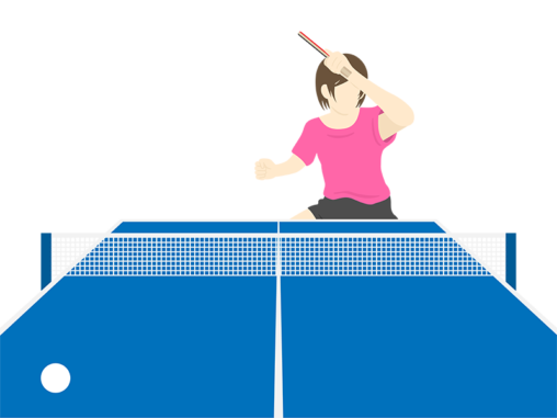 卓球台 イラストセンター