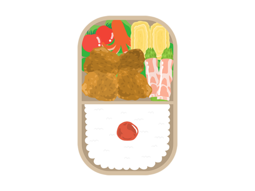 唐揚げ弁当 イラストセンター