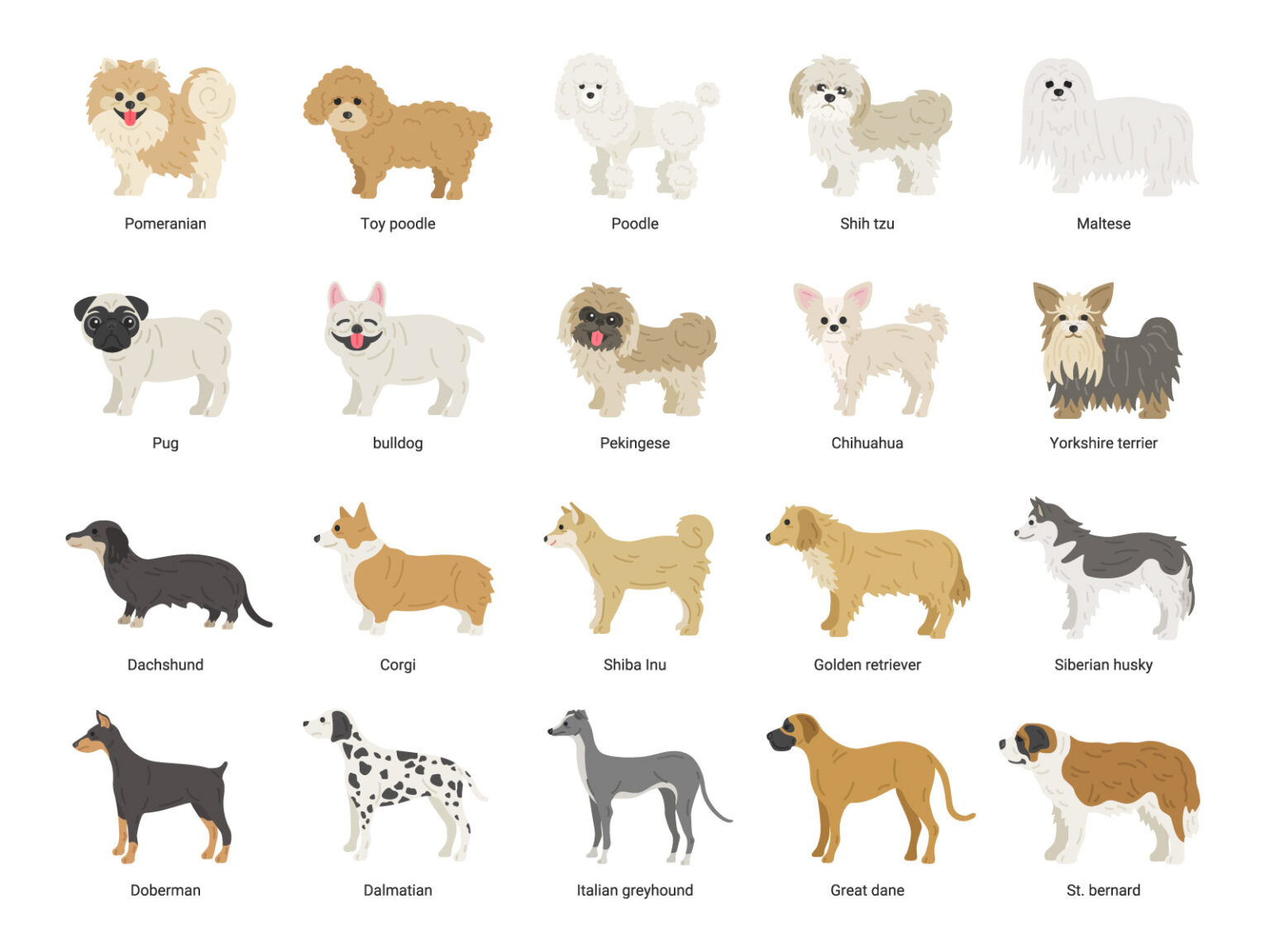 Dog Illustration Collection with Free Downloads for Commercial Use ...
