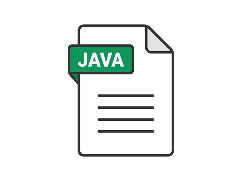 Javaの拡張子ファイルのアイコンの無料イラスト イラストセンター