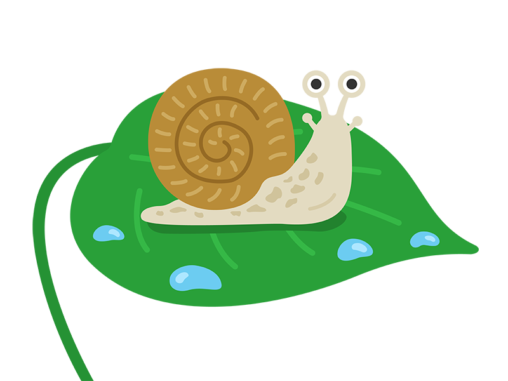 でんでん虫 イラストセンター