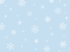 水色の雪の結晶の背景の無料イラスト