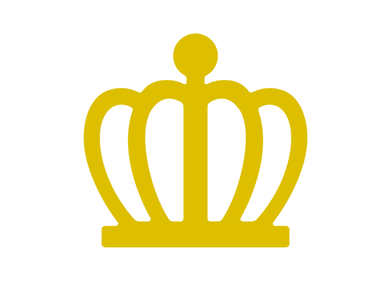 王様の王冠の透過PNGイラスト