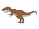 恐竜のティラノサウルスの無料イラスト