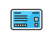 保険証のアイコンの無料イラスト