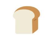 食パンのアイコンの無料イラスト