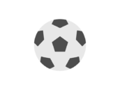 サッカー（フットボール）のアイコンの無料イラスト