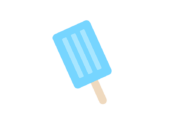 アイスキャンディーのアイコンの無料イラスト