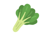 小松菜のアイコンの無料イラスト