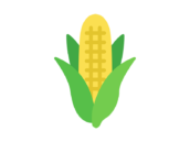 トウモロコシのアイコンの無料イラスト