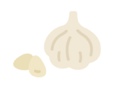 ニンニクのアイコンの無料イラスト