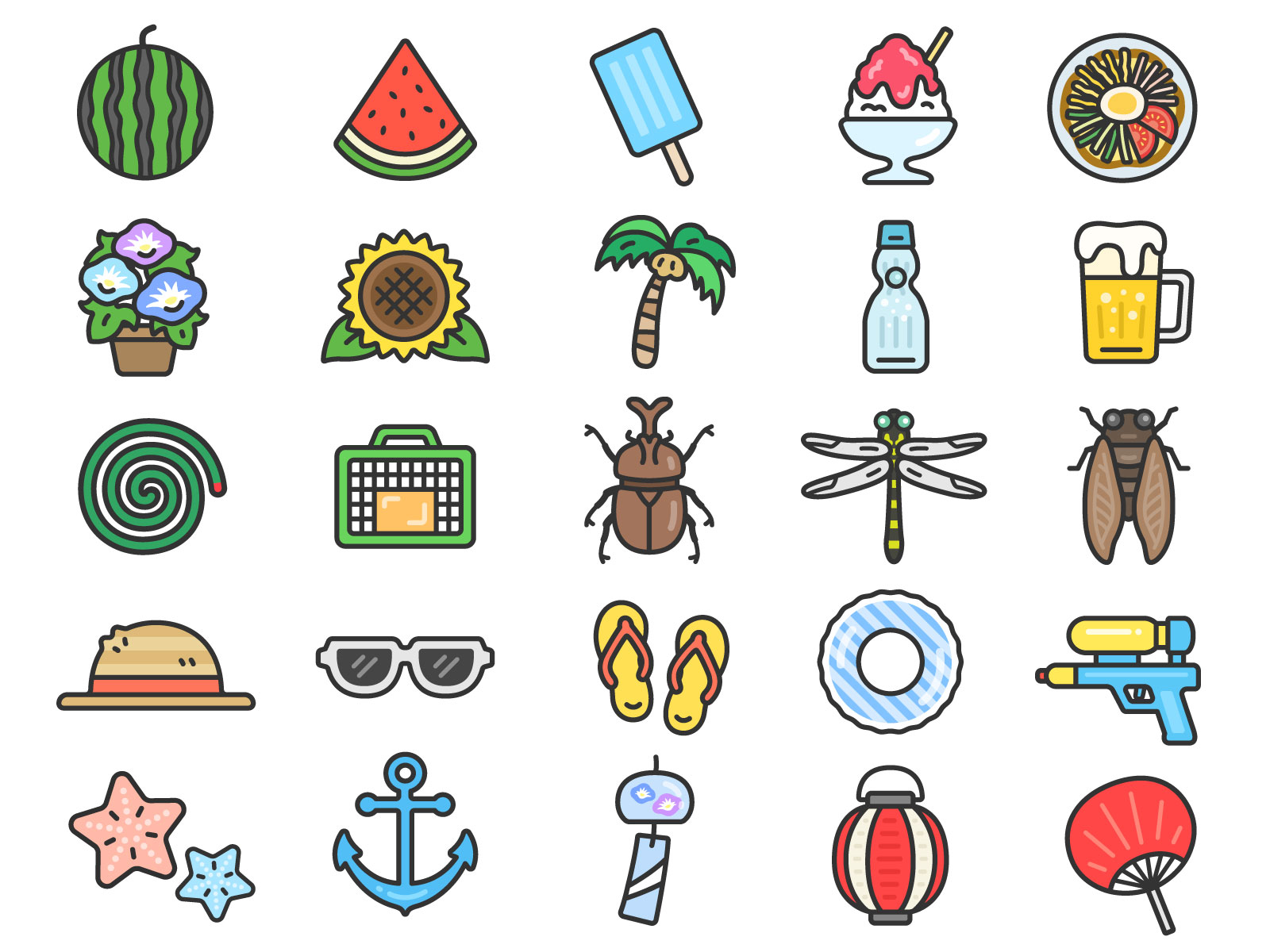 夏のシーズンのイラスト特集【商用利用可能・無料イラスト・フリー素材】