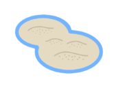 公園の砂場の無料イラスト