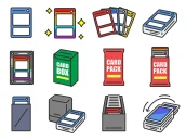 トレーディングカード関連のアイコンのイラスト特集【商用利用可能・無料イラスト・フリー素材】