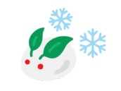 雪うさぎのアイコンの無料イラスト｜フリー素材・透過PNG・商用利用OK