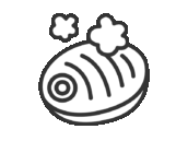 湯たんぽのアイコン（線画）の無料イラスト｜透過PNG・商用利用OK
