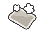 使い捨てカイロのアイコン（線画カラー）の無料イラスト｜透過PNG・商用利用OK