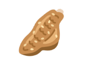 手羽中の唐揚げのアイコンの無料イラスト｜透過PNG・商用利用OK
