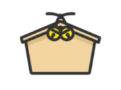 神社の絵馬のアイコン（線画カラー）の無料イラスト｜透過PNG・商用利用OK