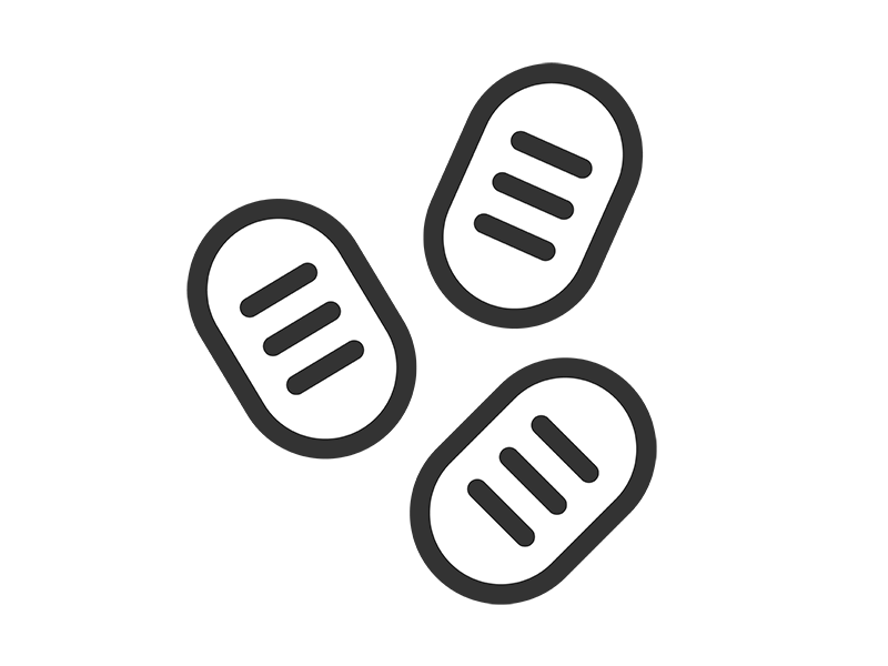 小判のアイコン（線画）の無料イラスト｜透過PNG・商用利用OK