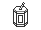 おみくじのアイコン（線画）の無料イラスト｜透過PNG・商用利用OK