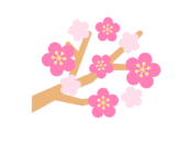 梅の木のアイコンの無料イラスト｜透過PNG・商用利用OK