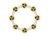 雷太鼓のアイコンの無料イラスト｜透過PNG・商用利用OK