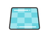 広げた、レジャーシートのアイコン（線画カラー）の無料イラスト｜透過PNG・商用利用OK