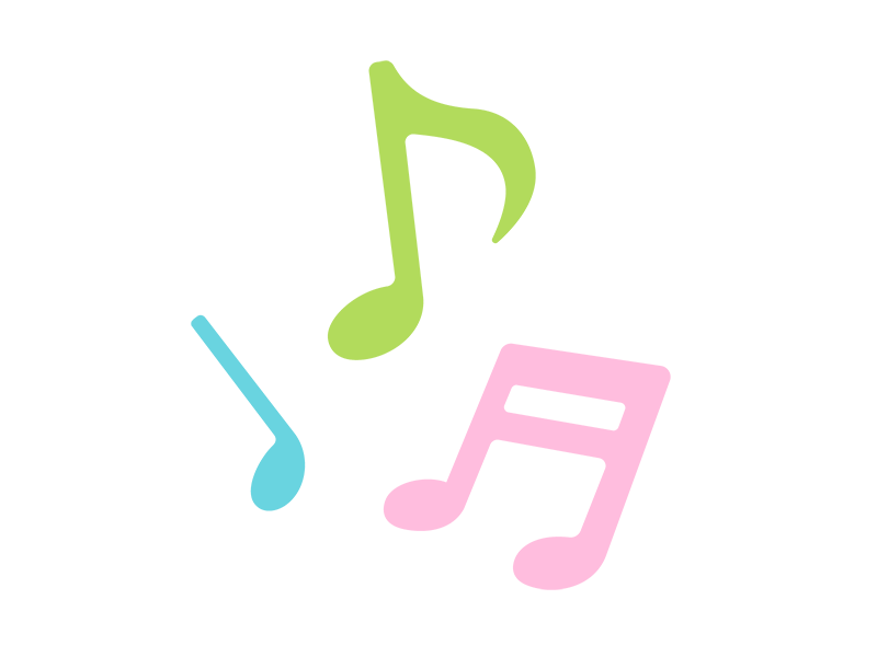 音符のアイコンの無料イラスト｜透過PNG・商用利用OK