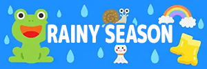 Special Feature on Rainy Season Illustration Materials