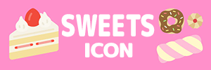 Sweets Icon Illustration Collection