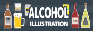 Free Alcoholic Drink Illustration Collection