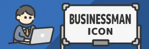 BUSINESS PERSON ICON ILLUSTRATION SPECIAL