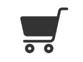 ショッピングカートのシルエットアイコン02の無料イラスト｜透過PNG・商用利用OK