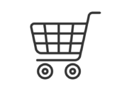 ショッピングカートのアイコン（線画）の無料イラスト｜透過PNG・商用利用OK