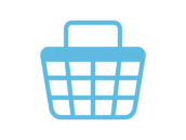 買い物かごのアイコンの無料イラスト｜透過PNG・商用利用OK