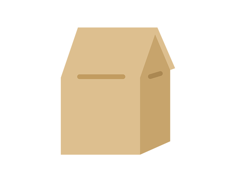 Free illustration of a checkout paper bag icon containing products