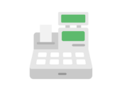 レジのアイコンの無料イラスト｜透過PNG・商用利用OK