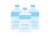 スーパーの水ペットボトルのアイコンの無料イラスト｜透過PNG・商用利用OK