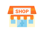 ショップのアイコンの無料イラスト｜透過PNG・商用利用OK