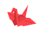 折り鶴のアイコンの無料イラスト｜透過PNG・商用利用OK