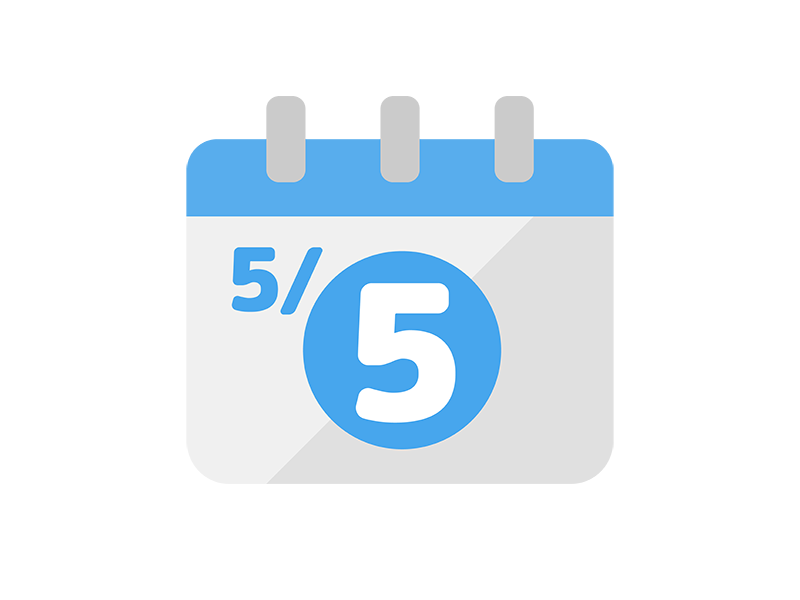 Free illustration of children's day calendar icon