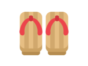 下駄のアイコンの無料イラスト｜透過PNG・商用利用OK